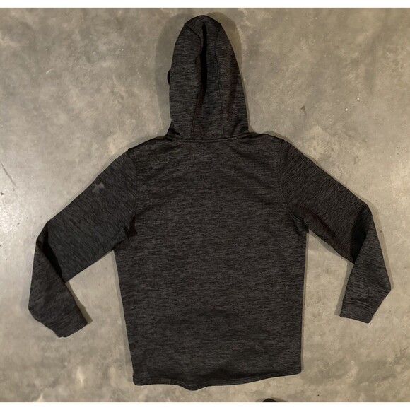 Under Armour Activewear Sweatshirt Hoodie Cold Gear Dark Gray Black Womens Small - Picture 3 of 4